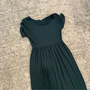 Pink Blush Maternity Emerald Green Dress